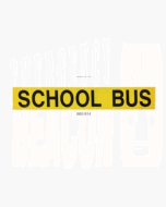 Ionnic 882-914 Bus Warning Light Kit Decal - "SCHOOL BUS" - All State