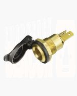 Ionnic 1331004 DIN Brass Socket Spring Loaded Offset -12-24V