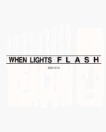 Ionnic 882-913 Bus Warning Light Kit Decal - "WHEN LIGHTS FLASH" - NSW